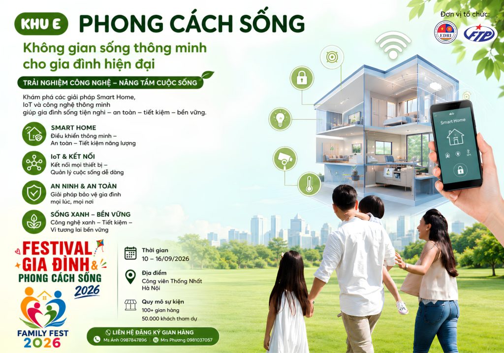 Xu hướng không gian sống thông minh cho gia đình hiện đại