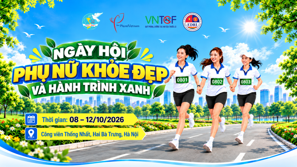 HỘI CHỢ PHỤ NỮ CHẠY VÌ MÔI TRƯỜNG KHÔNG KHÓI THUỐC