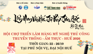 Triển lãm Hàng Mỹ nghệ Thủ công Truyền thống - Ẩm thực Huế 2026